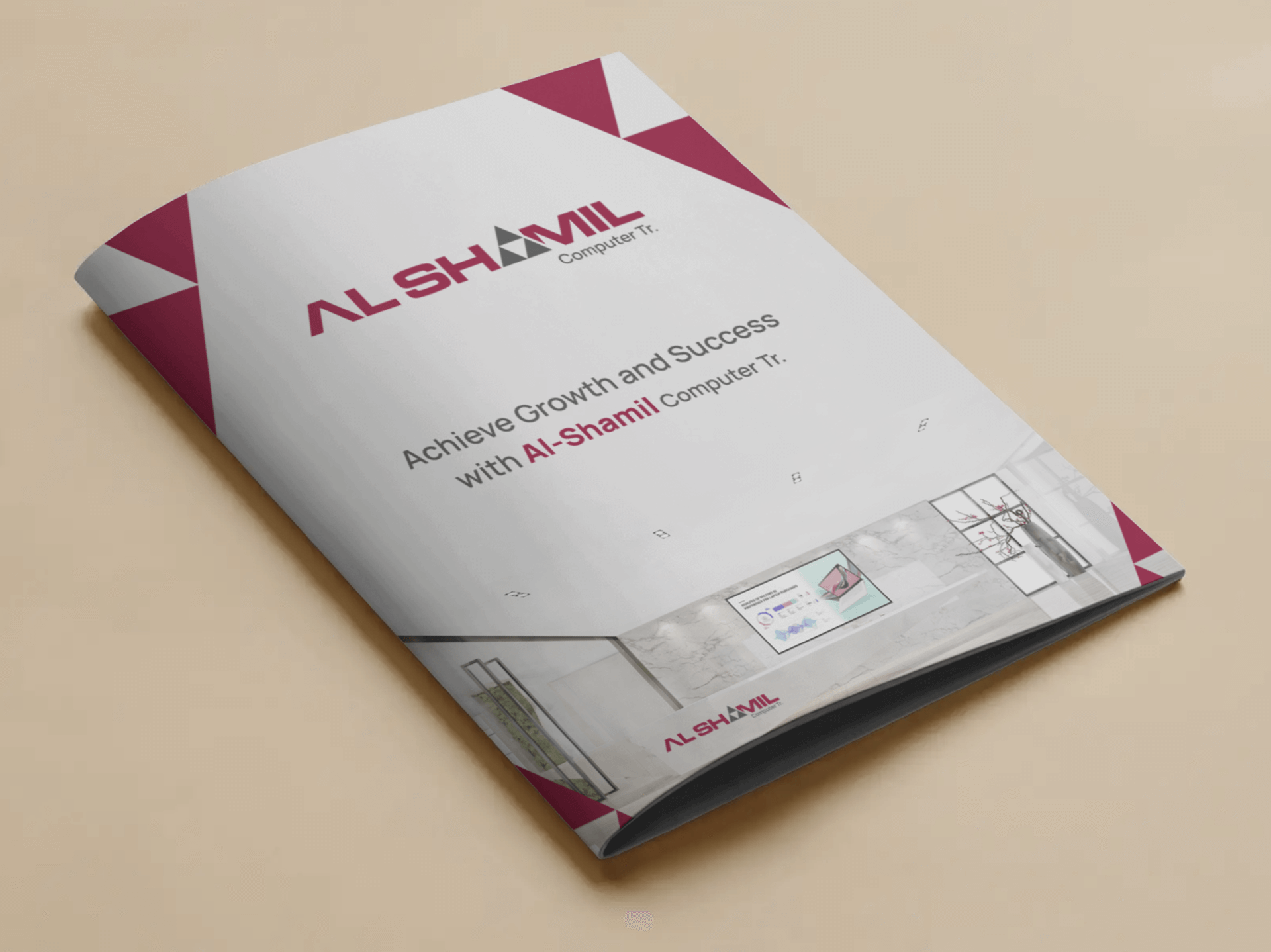 Al-Shamil Computers Broucher Design