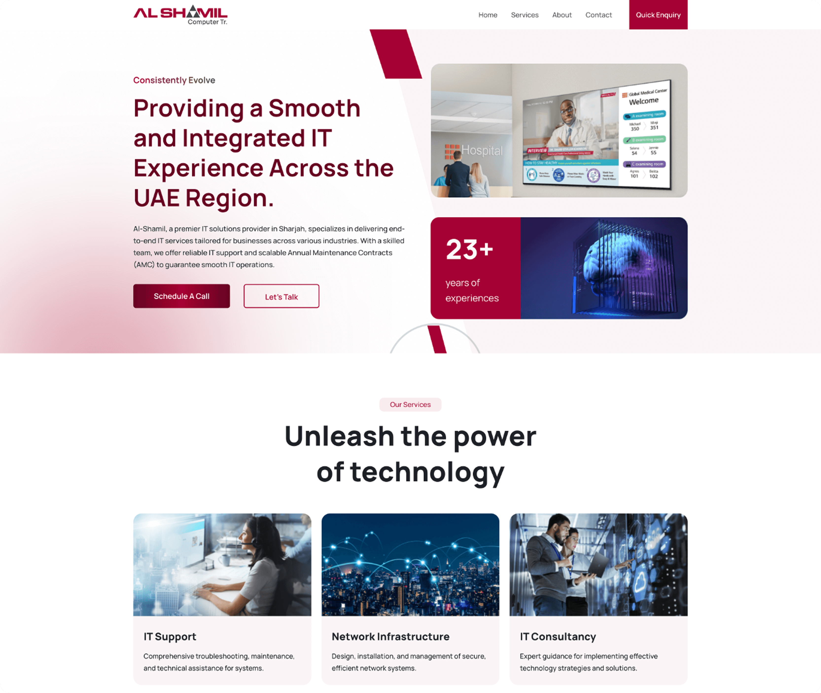 Al-Shamil Computers Website Design