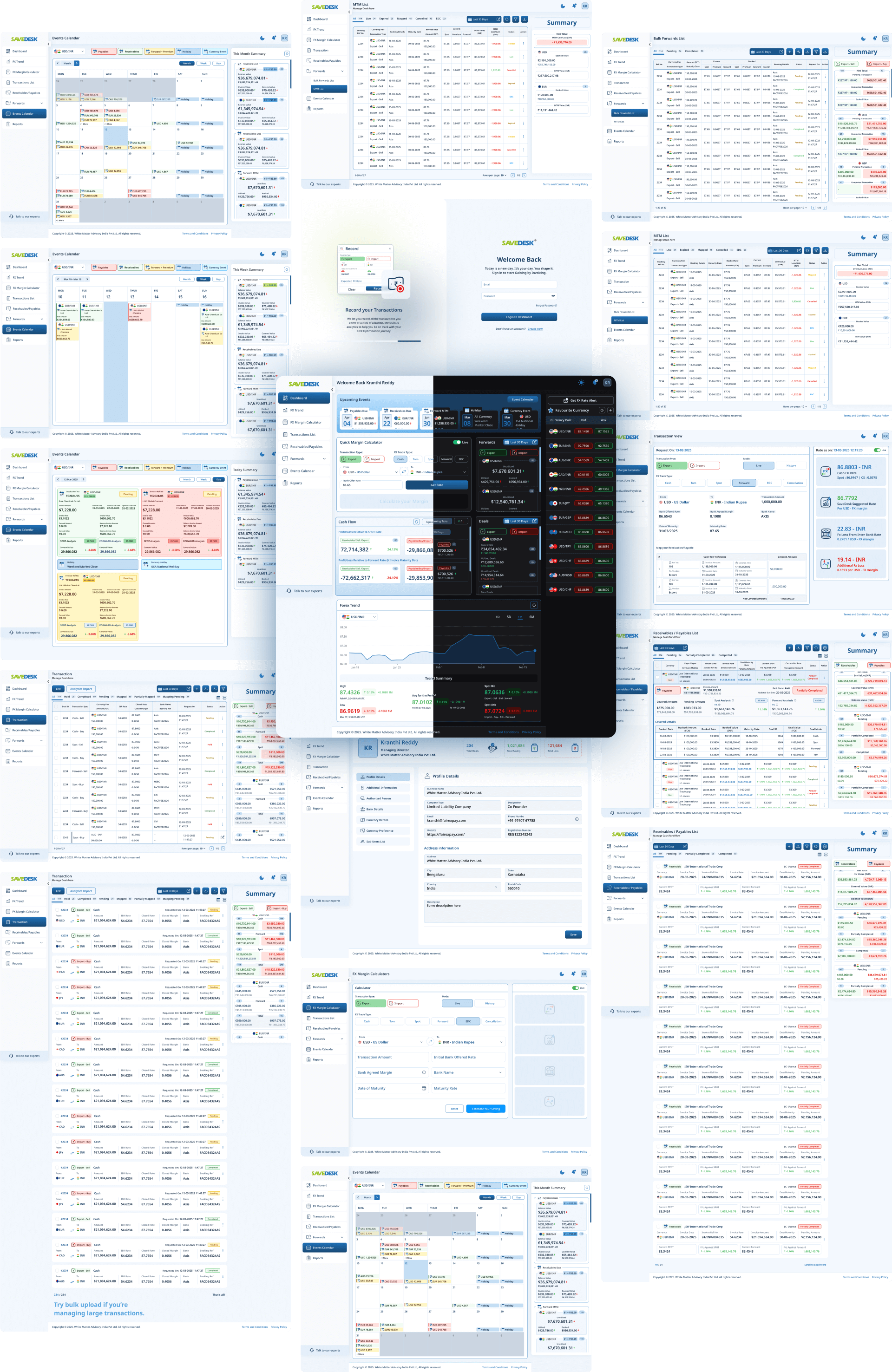 SaveDesk - FinTech Dashboard Redesign Project